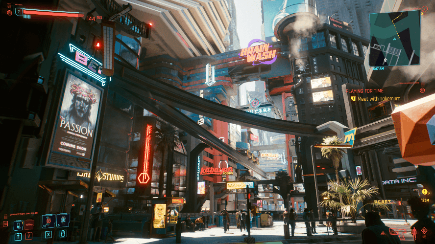 Cyberpunk 2077 - Night City live Wallpaper 1080p - Teil 2 on Make a GIF